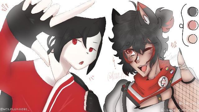 wolfluna091ofc's tweet photo. Collab with @TGame_Kimmy_uwu 
+ a lil bonus
[#fchumans #clubhumans #teamhumans #campinense @CampinensePB #artcollab #collab #teamhumansbrasil #fchumansbrasil] https://t.co/mu6fq0jSDI