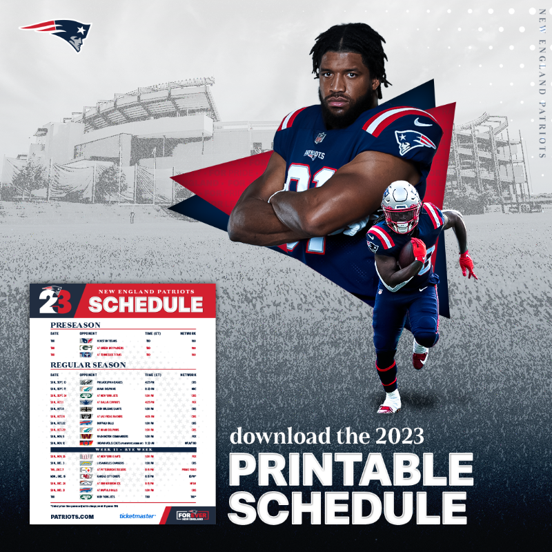 New England Patriots on X: 'To print and place around 