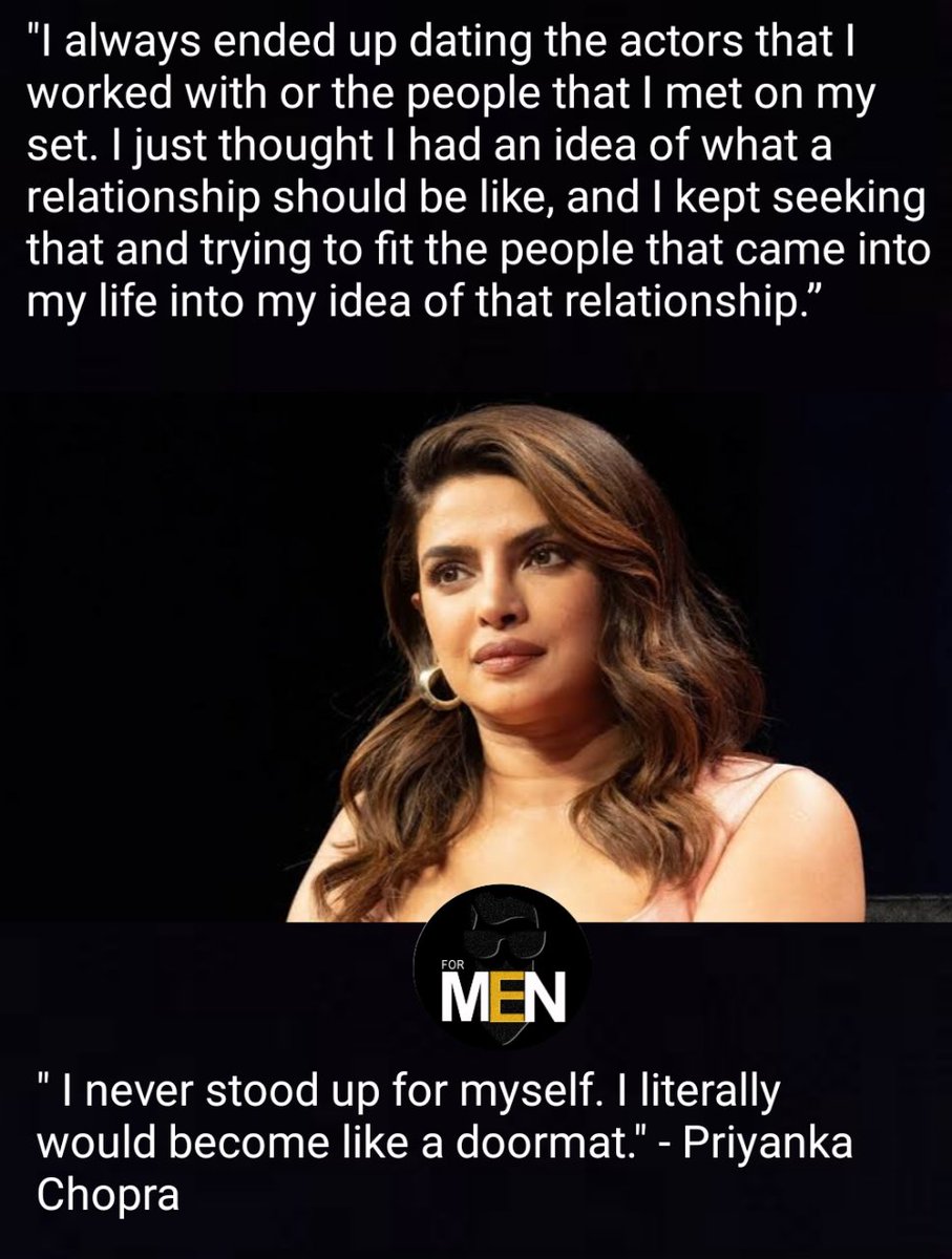 But Priyanka also dated men who were married and having kids and despite knowing these facts, she chose to date them. 
THEN WHAT'S THE POINT OF PLAYING THE VICTIM CARD AFTER ALL THESE YEARS? 
#formenindia #menmattertoo #mentoo #men #priyankachopra