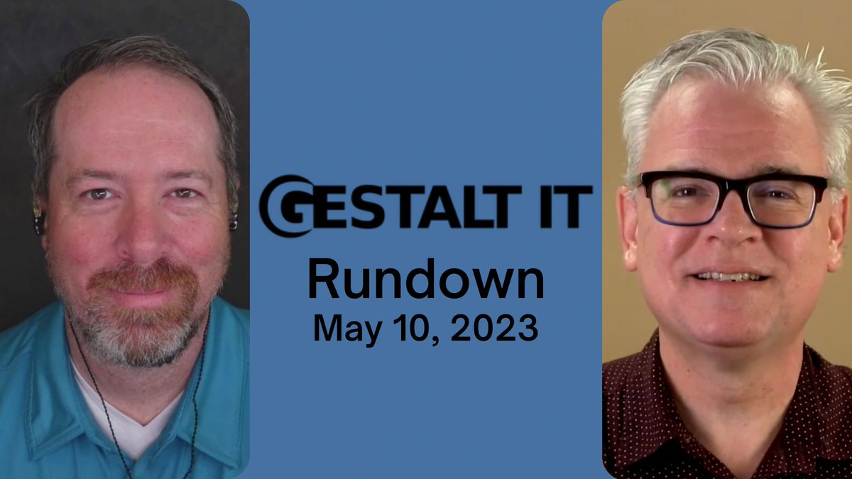 ICYMI: New Episode of the @GestaltIT #Rundown: #ArubaAtmosphere Announcements Abound  This and more @NetworkingNerd @SFoskett @ArubaNetworks #FlashStorage #vEdge #BootGuard #Storage #ATM23 #TFDx @Nutanix @Intel @IntelBusiness @PureStorage @Cisco @HPE  

tfd.bz/3pwYOtg