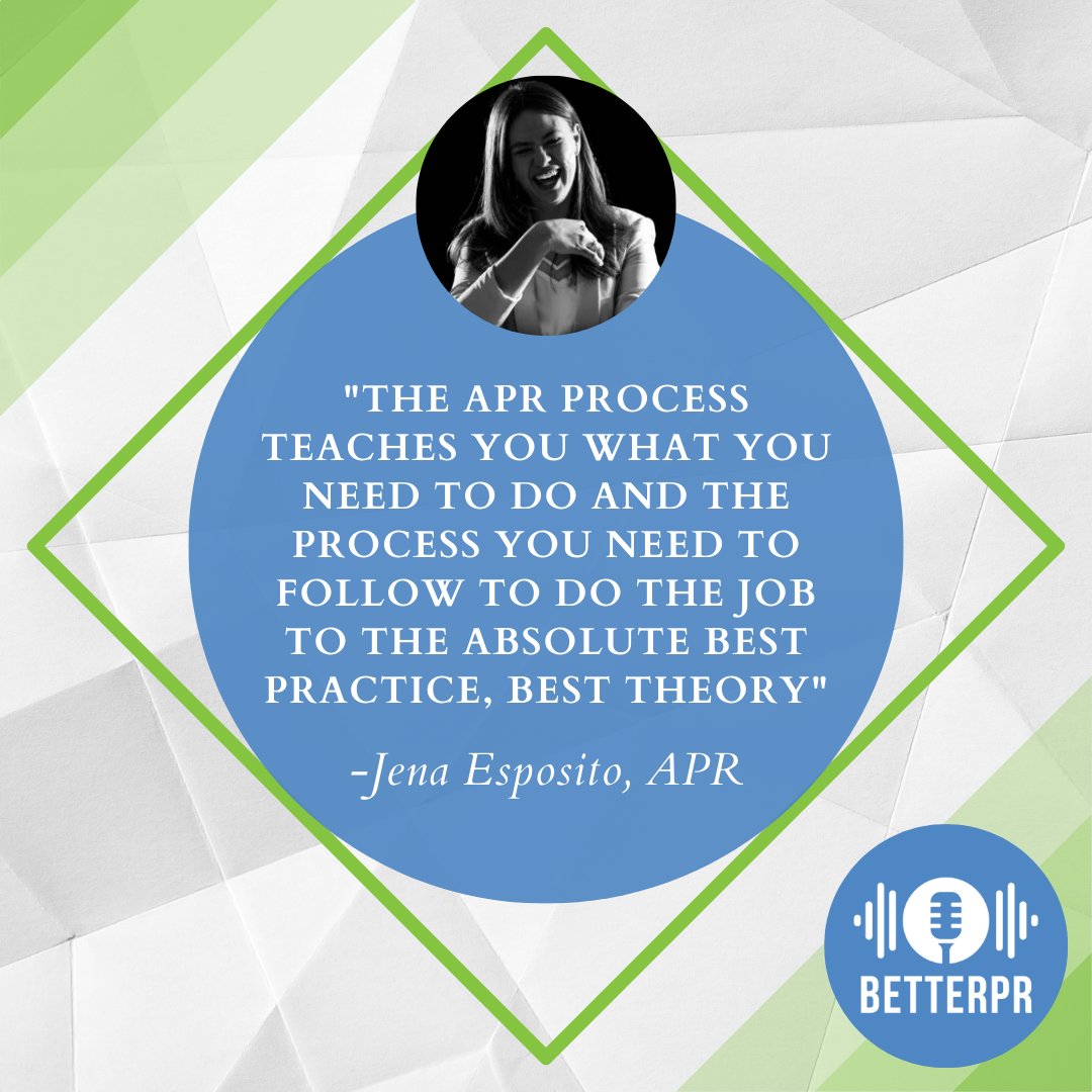 Jena Esposito, APR, Public Relations Manager for <a href="/KPS3/">KPS3</a> knew she did not want to learn to bake bread during the pandemic and instead used the time to earn her Accreditation in Public Relations. Hear about Jena's story on the BetterPR podcast, APR Curious! betterpr.libsyn.com