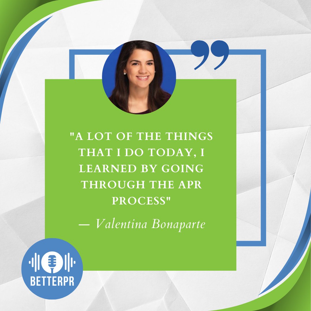Valentina Bonaparte, PIO for <a href="/DetrNevada/">DETR Nevada</a>, spent the first years of her career reporting the news. After stepping into the role, she wanted to enrich her career by earning her APR. Hear about her journey on the BetterPR podcast, APR Curious! betterpr.libsyn.com