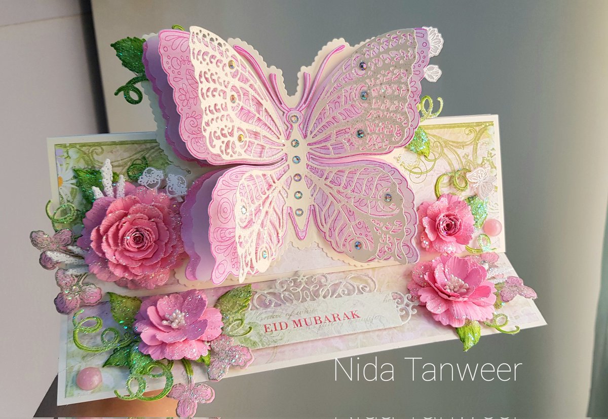 Eid Greetings 🦋
Rs. 1700/-

#buttetflycards #nidaflowers #nidacards #nidatanweercards #handmadecards #handmadeflowers #nidahandmadecards #nidahandmadeflowers #nidatanweer #Easelcard #pinkflowers #love #giftcards #eidcards
#weddinginvites #flowermaking
#eidgifts #paperflorist