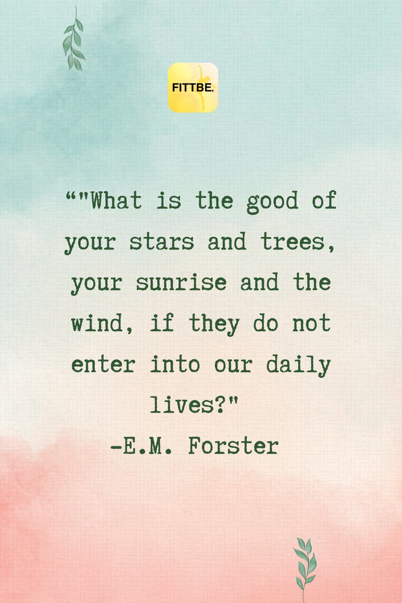 Fittbe's tweet photo. Let's let these things enter into our daily lives! #Pilates #Nature #FittbeApps https://t.co/1vQ2K1wR7M