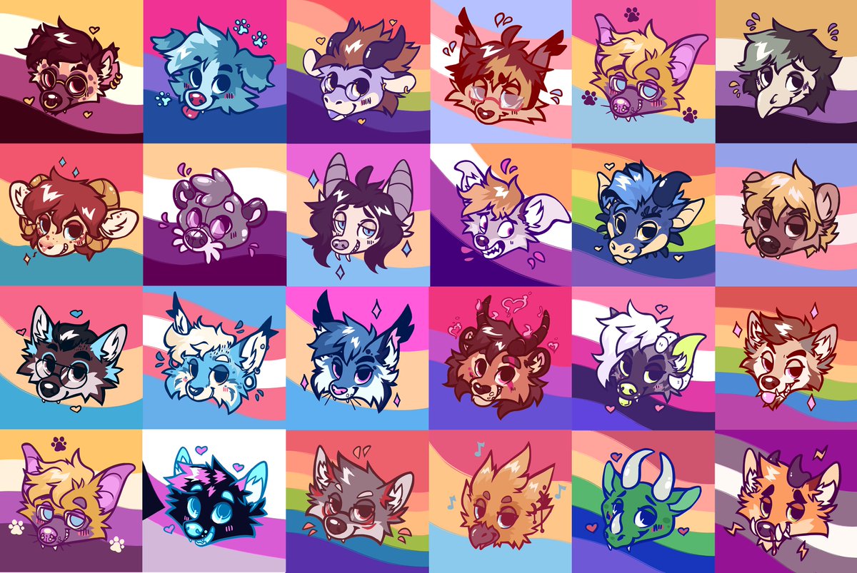 It's nearly june!! This year I'll open my lil pride icons c0mmissions earlier so they are done before the month begins! Look out for them next week :)