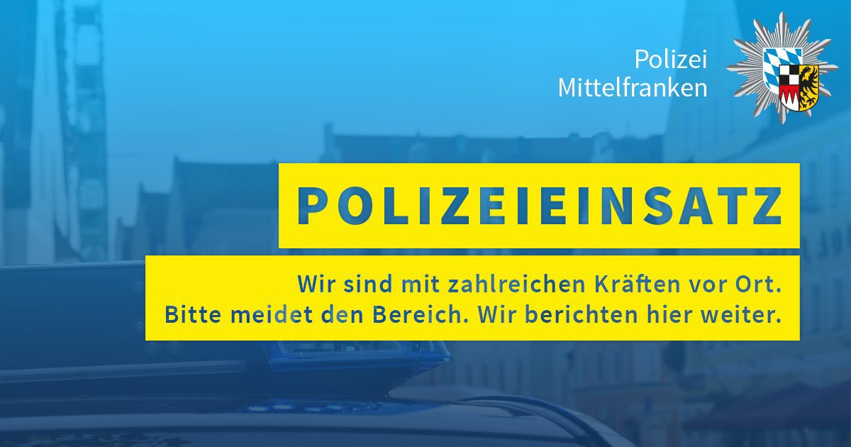 PolizeiMFR's tweet photo. Im Bereich der Rothenburger Straße / Zweigstraße in #Nürnberg kommt es aktuell zu einem #Polizeieinsatz. Wir sind mit zahlreichen Kräften vor Ort. Bitte meidet und umfahrt den Bereich weiträumig. #Nbg1205 https://t.co/7JaBr56gq9