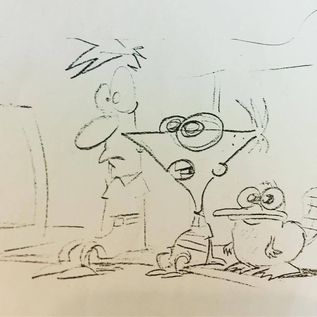 Original Perry the Platypus pet mode design from the 90s #PhineasAndFerb