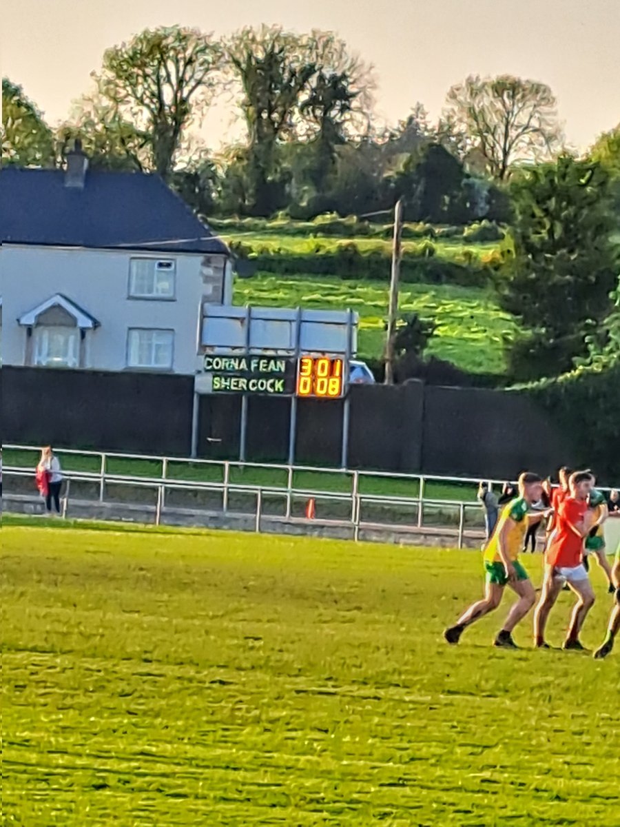 Half time <a href="/ShercockGFC/">Shercock GFC</a> <a href="/CavanCoBoardGaa/">Official Cavan GAA</a>