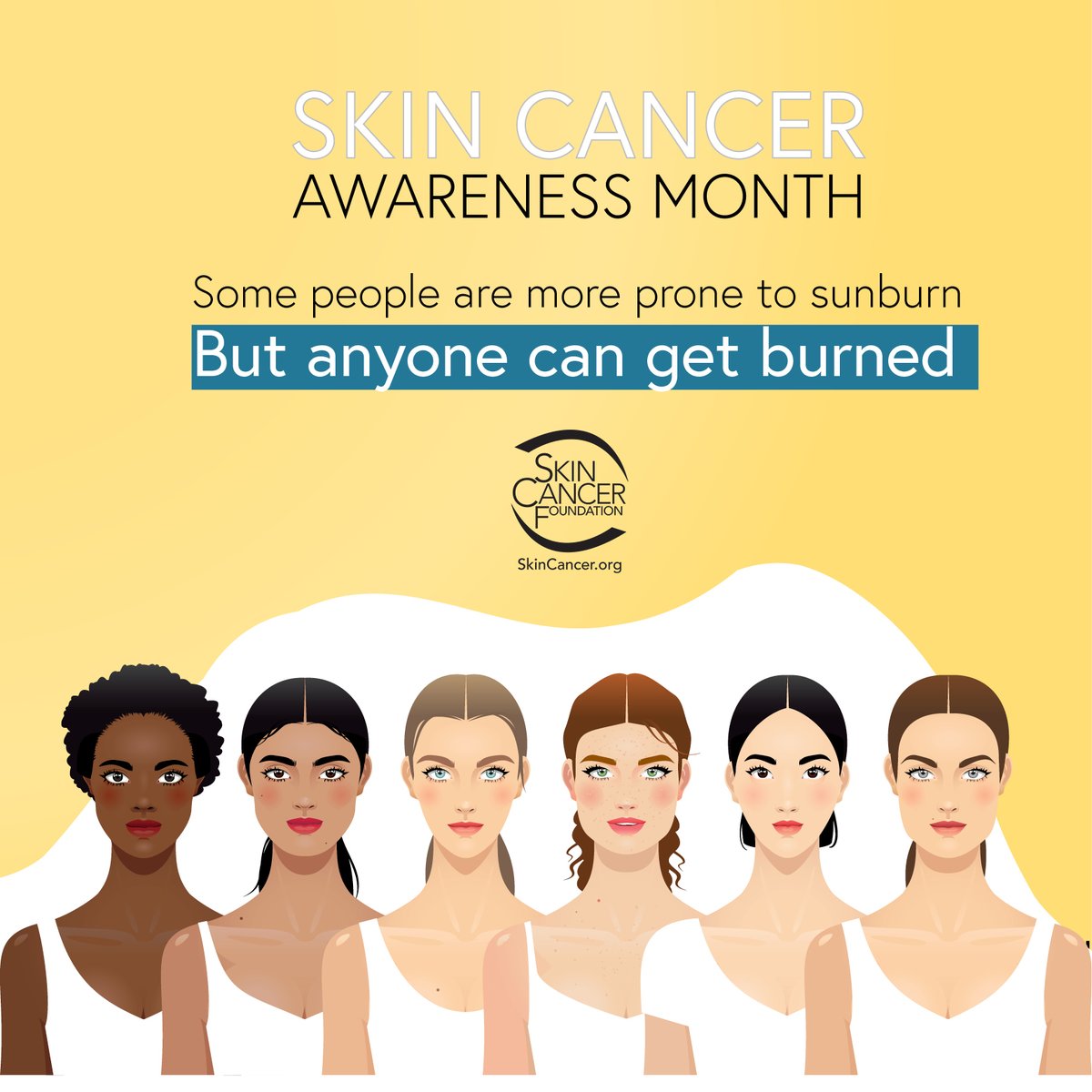 PrivySkinCare's tweet photo. May is Skin Cancer Awareness Month, and the health of your skin is our number one priority! Set aside time to check your skin for anything NEW, CHANGING, or UNUSUAL.  And, as always, reduce sun exposure and use SPF daily.   
#sharethefacts #skincheckchallenge #privyskincarelv https://t.co/UtMXsFWmAf