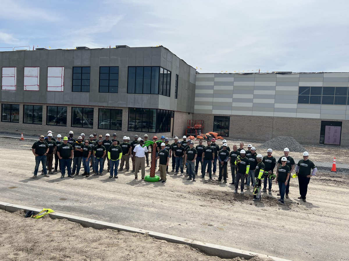 In partnership with our friends at LeChase, we hosted a lunch today for the amazing contractors who have been working on the Sands Family YMCA. Progress is happening daily and in just a little more than 20 short weeks, we'll be welcoming members in!