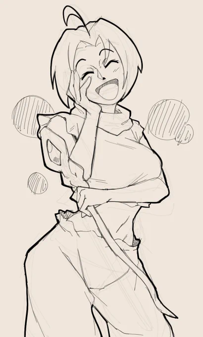 Sketch commission for @/BumSoldier32