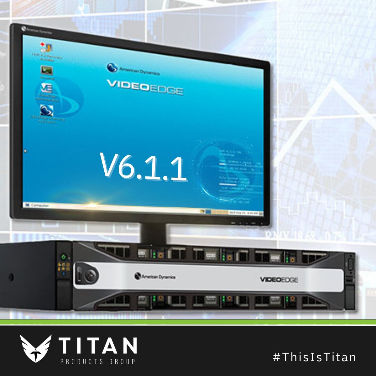 TitanProductsGr's tweet image. VideoEdge v6.1.1. is now available! 

Visit American Dynamics to download the latest software and learn about the latest enhancements. 

americandynamics.net/NewsEvents/New…

#ThisIsTitan #AccessContol #VideoManagement