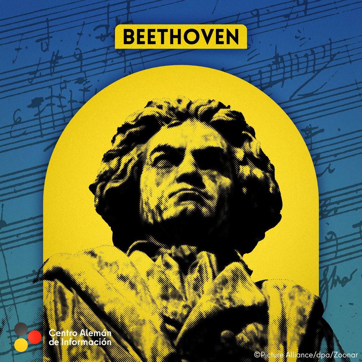 Alemaniaparati's tweet photo. 🎼📜¿Europa tiene himno? Sí, se trata de la melodía de la Sinfonía n.º 9 de Ludwig van Beethoven.

👉🏽Compuesta en 1823 a partir de la "Oda a la Alegría", escrita por Friedrich Schiller en 1785 fue presentada por 1a. vez en 1824 en Viena.

#CulturaParaTi

👂🏽https://t.co/RU3TuwvQia https://t.co/TRCfjjORMo