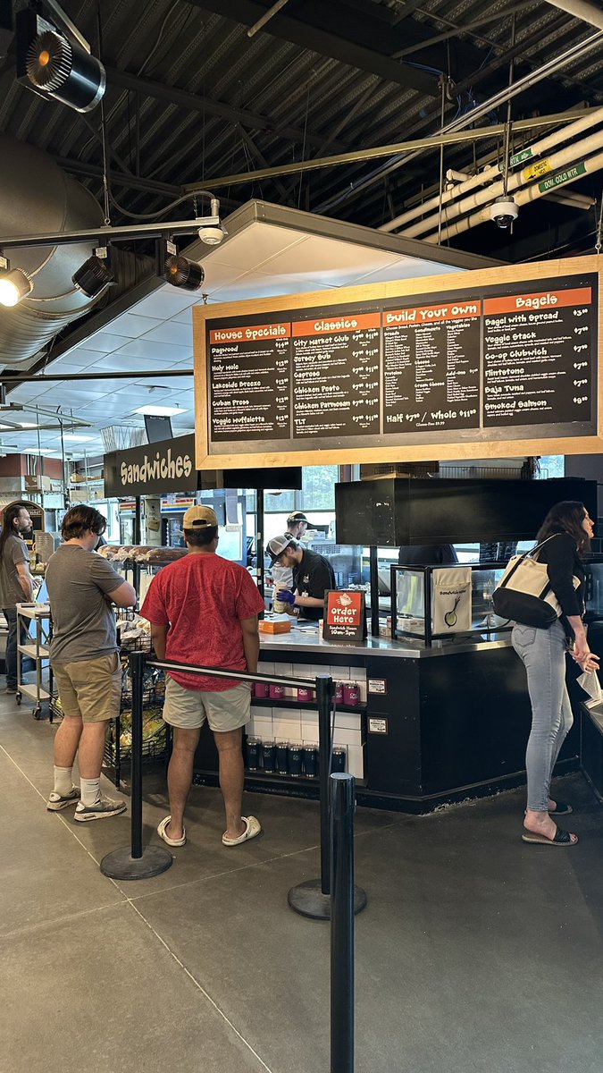 I hesitate to post this because I enjoyed a very short line today, but I could not be happier to see that the <a href="/CityMarketCoop/">City Market</a> sandwich counter is reopened!!!!! 🥪🥪🥪🥪 TGIF Burlington! #btv