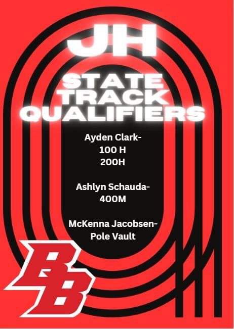 jellis312000's tweet photo. Congrats to our @BBHSINDIANSS JH State Track Qualifiers #GoBow https://t.co/yFIKvXknIK