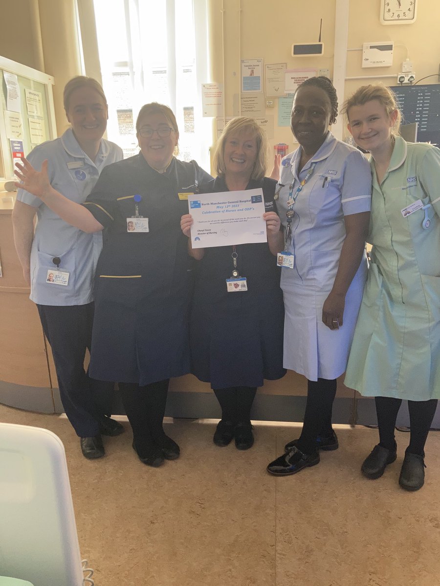 Happy International Nurses Day! From all the team on ward C5 😊🥰 #InternationalNurseDay2023 <a href="/NorthMcrGH_NHS/">North Manchester General Hospital</a>