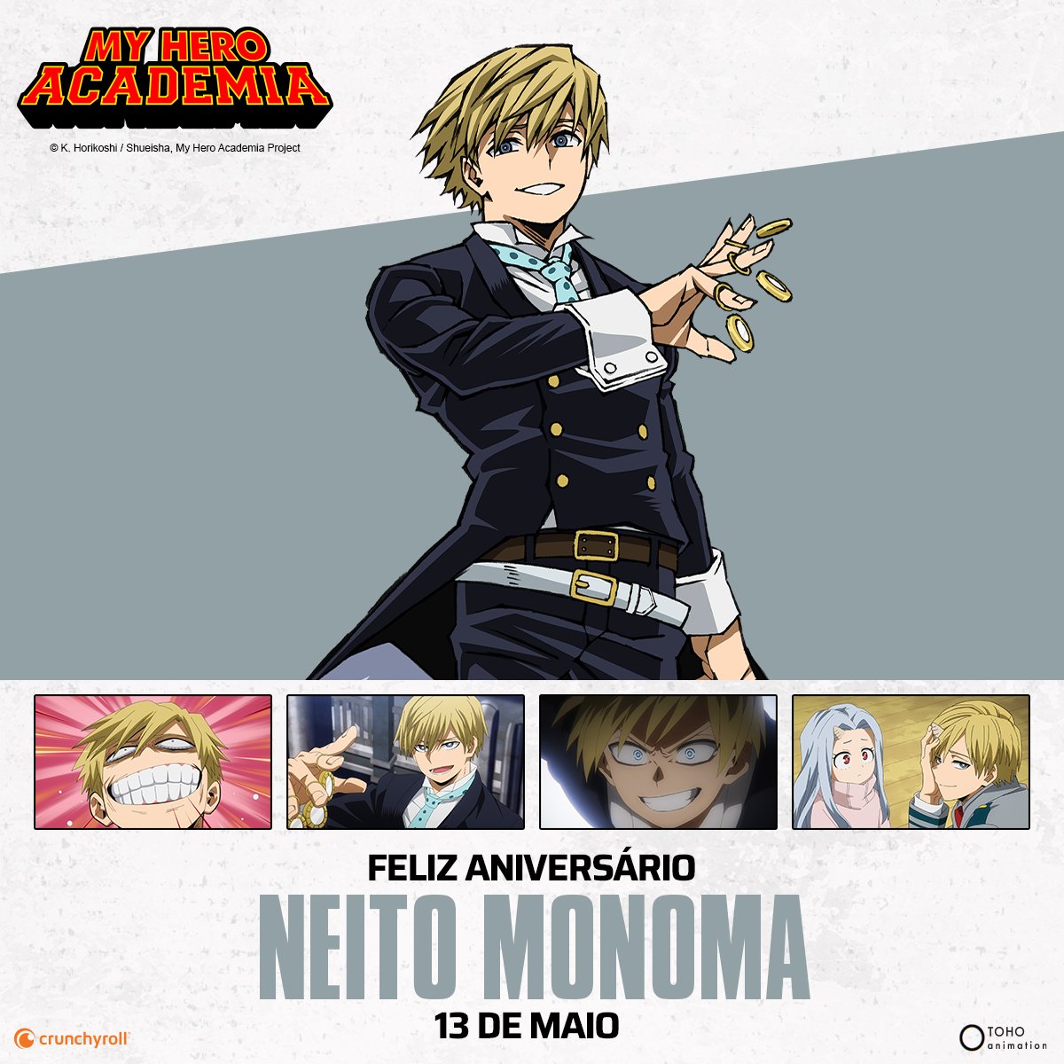 Crunchyroll Brasil ✨ on X: Avisa que é ele! Feliz aniversário