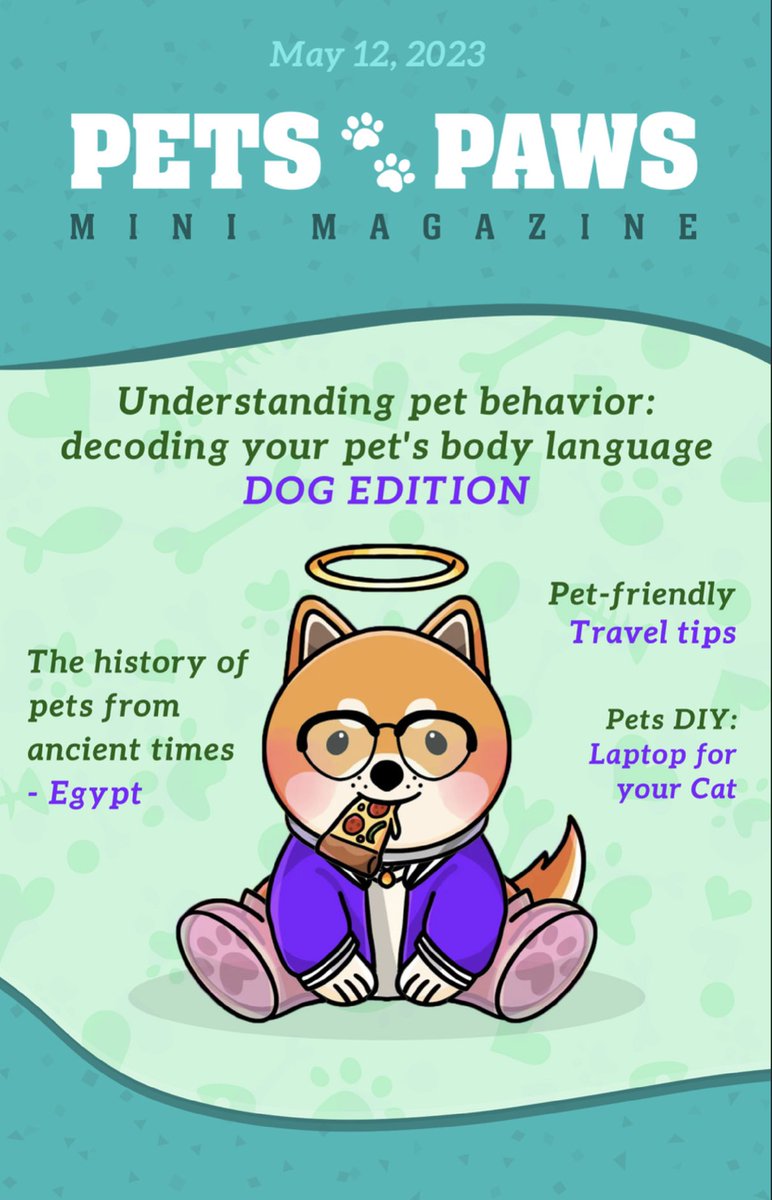 PetsPawsMag's tweet photo. Guess what day it is? ππΎ
Itβs #PetsPawsMag issue day!!
Our 6th issue features fun and educational content for you and your amazing #pets πβ€οΈ
Download your copy today & share your feedback with us. πππΎπ
We love hearing from you ππΎ
https://t.co/bT9KJrDOS3 https://t.co/9OEB72Br5u