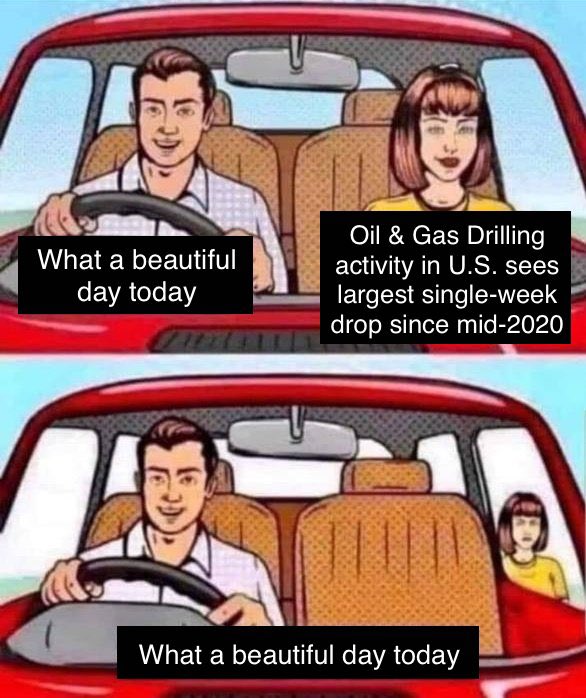 Don’t worry, the rigs will be back soon 😎