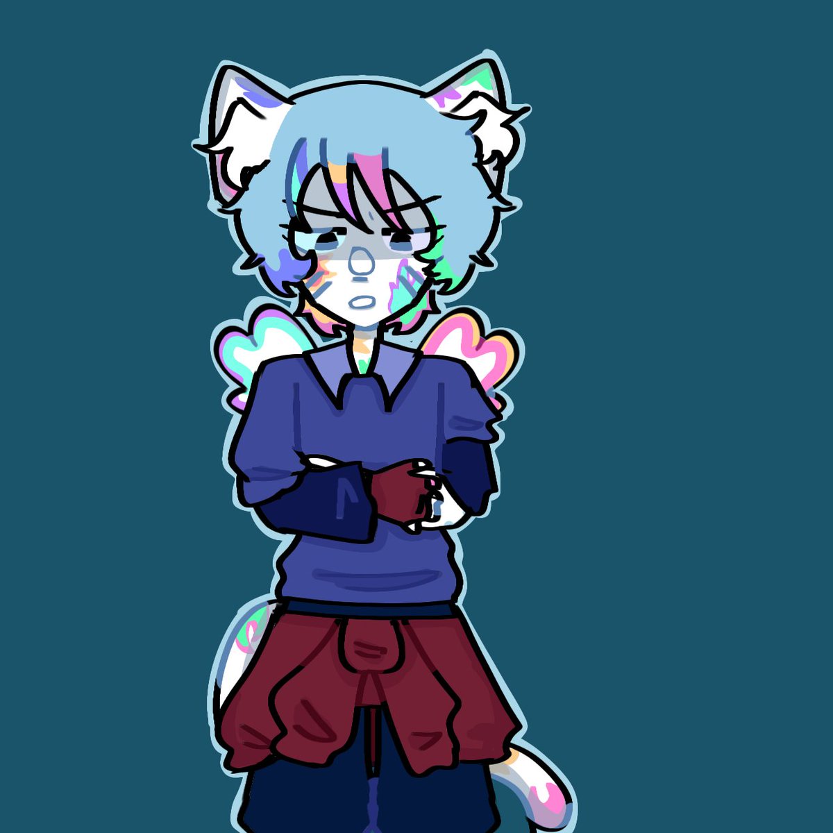 Luuser_0's tweet photo. Un Dennis enojada porque quiero practicar expresiones y furros 😻

No se porque me complico tanto con la ropa 😭 https://t.co/VUaBXn2q9F