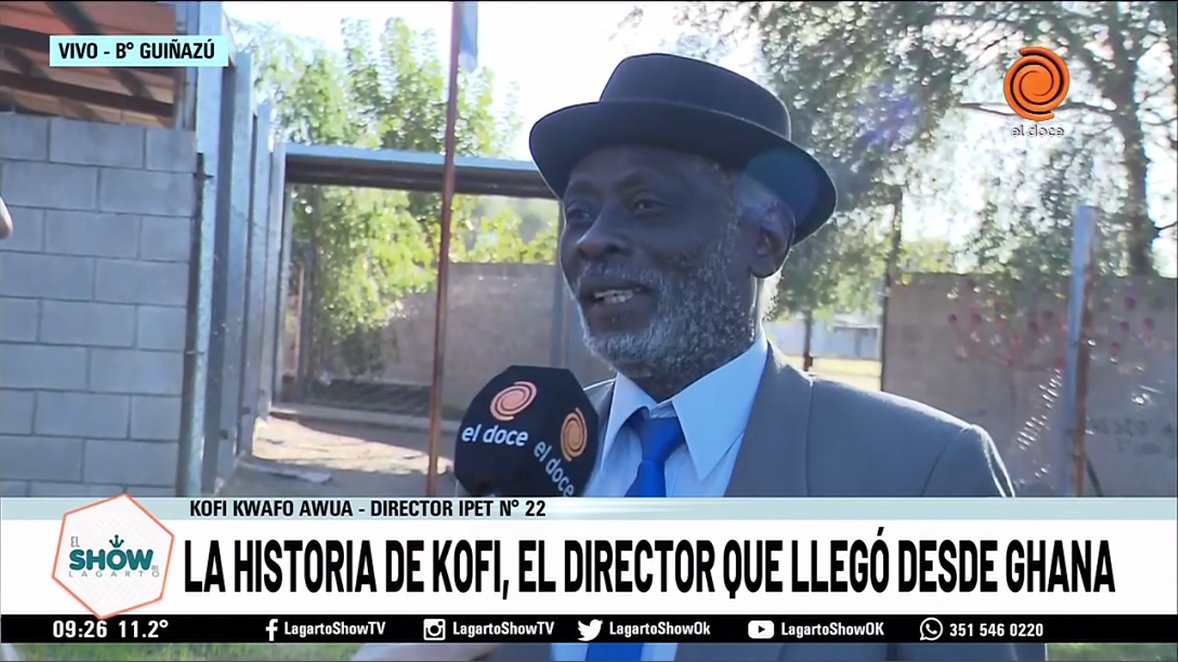 La historia de Kofi el director de la escuela IPET 22 que llegó desde Ghana
#Córdoba #Argentina
Mirá el video y dejá tu comentario!👇👇👇
youtu.be/mzXM-LRHbeQ