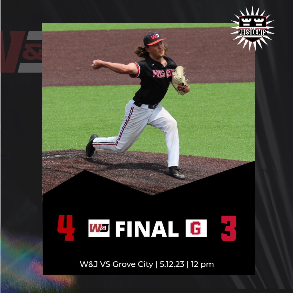 Baseball: On To The Finals! 

Mason Kolbe stepped up bit time in today’s win! 

The senior, who has been an unsung hero all season, provided four scoreless innings of relief! 

#PrezPride 🔴⚫️