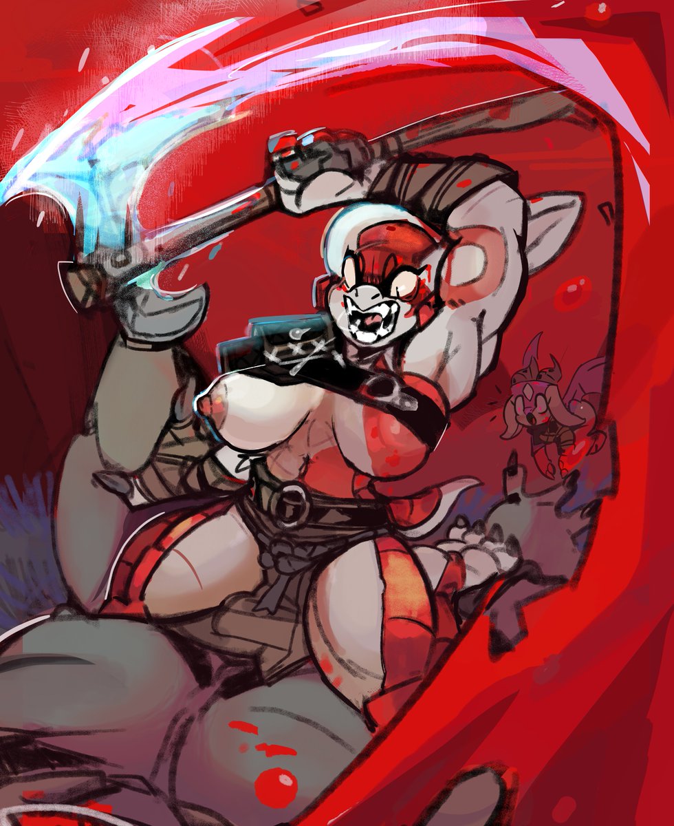 JDoe_P's tweet photo. Arma as (as KRATOS) Gerbera  (as Boi) https://t.co/tDeJABZD6F