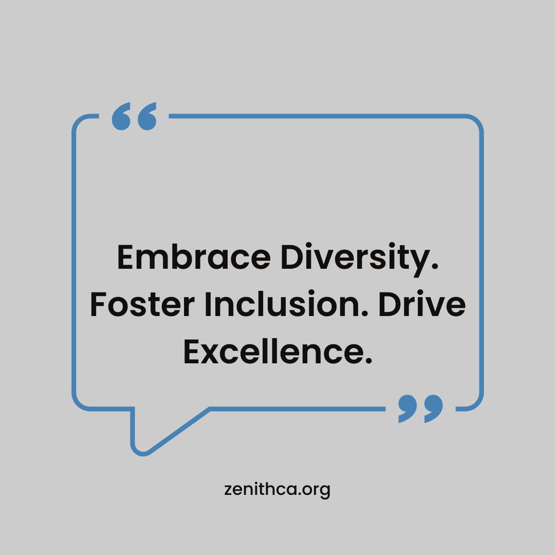 ConsultZenithA's tweet photo. Embrace Diversity. Foster Inclusion. Drive Excellence. #dei #inclusion #inclusivity https://t.co/ocIHttINBV