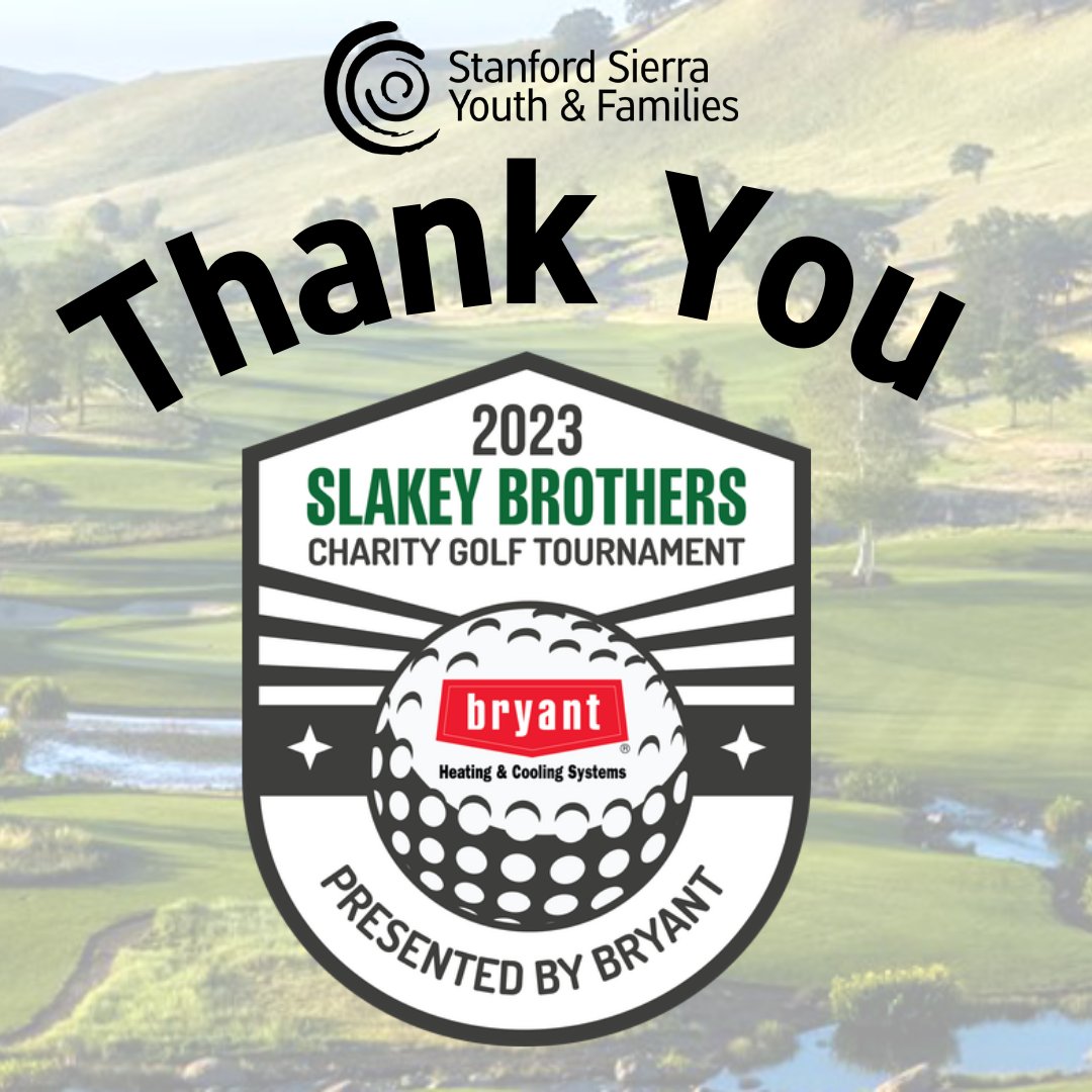 StanfordSierra1's tweet photo. We are excited to be one of the beneficiaries from the Slakey Brothers Charity Golf Tournament that took place yesterday! Thank you for raising funds to support the local youth and families we serve.
#SSYAF #Thankyou #community #fosteryouth #youth #families #nonprofit https://t.co/sUkZEsQZsN