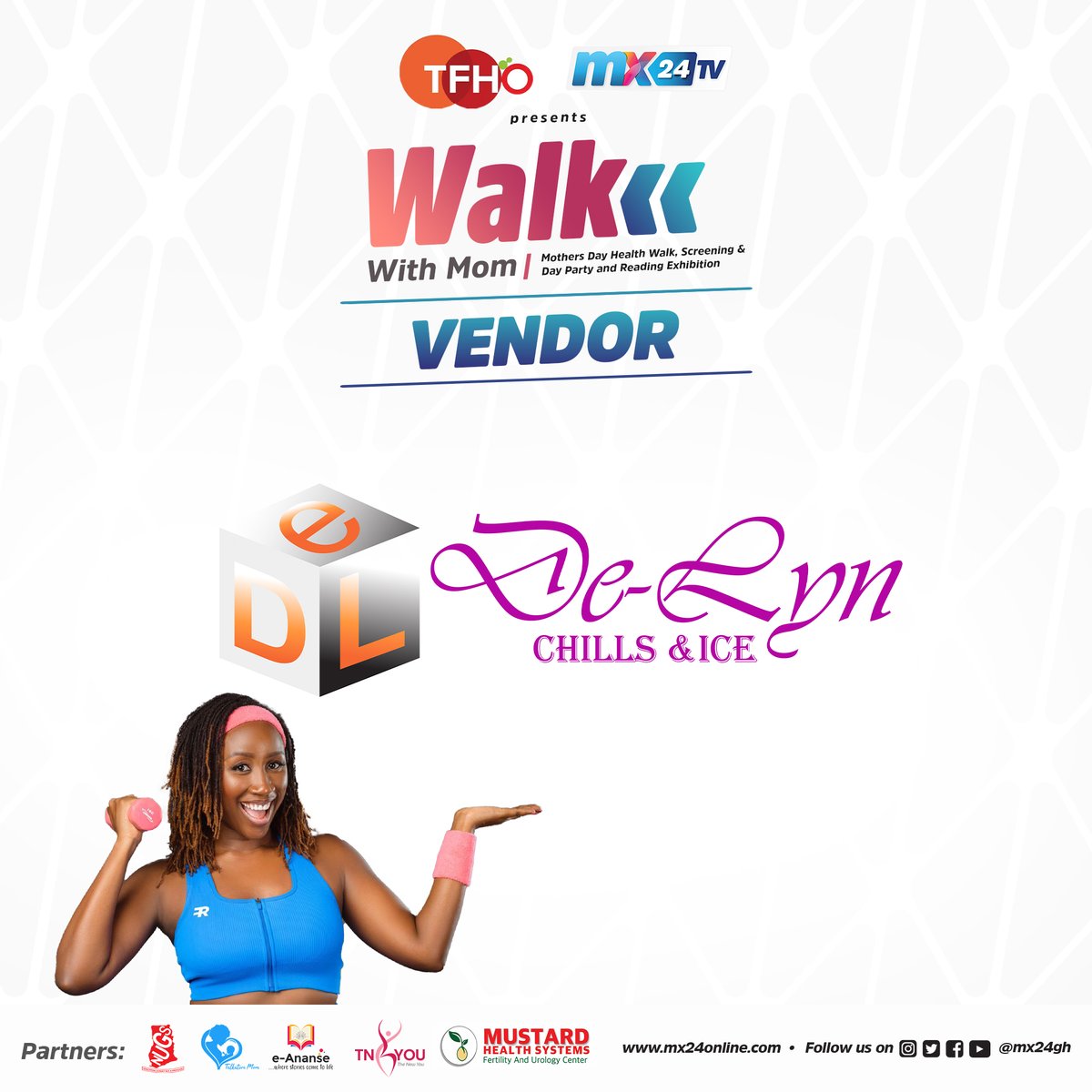 mx24gh's tweet photo. No one chills beverages for events like De Lyn. Meet this vendor at #WalkwithMom and expect cold drinks to keep you cool during this hot weather.
#mx24gh #funfearlessfactual #TFHO #MothersDaywithMX24 https://t.co/cciJtKLQR4
