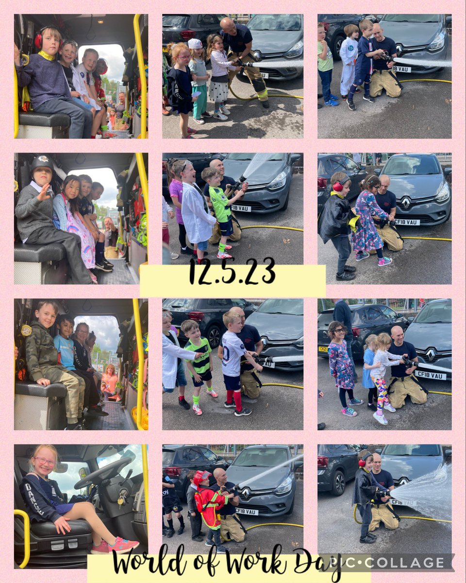 goldsworthy_mrs's tweet photo. 1CG loved seeing the fire engine and the firemen this afternoon. Thank you so much for coming in. @llandaffcity #Worldofworkday https://t.co/ZRWZxSzP6U