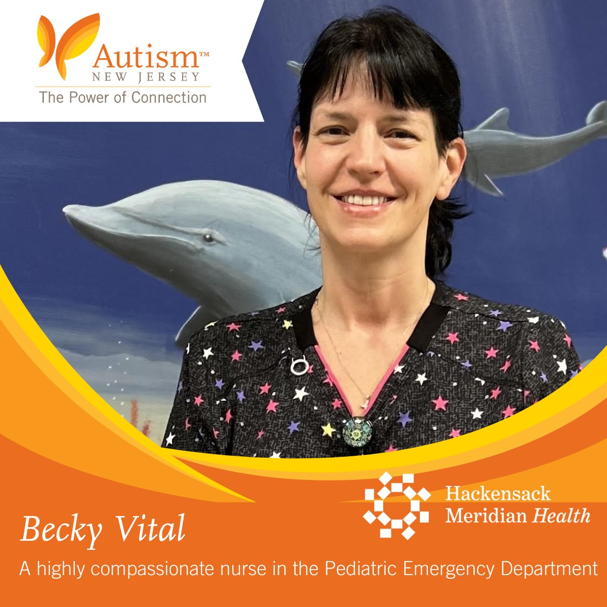 AutismNJ's tweet photo. As #nursesweek comes to a close, we want to honor 2 amazing nurses from @HMHNewJersey!  Dineen Lesky-DiBari is a caring Advanced Practice Nurse &amp; Becky Vital's is a highly-compassionate nurse in the  Pedicatric Emergency Department. #hmhnewjersey  #HMHCH #HackensackMeridianHealth https://t.co/4Gv5EKE1xJ