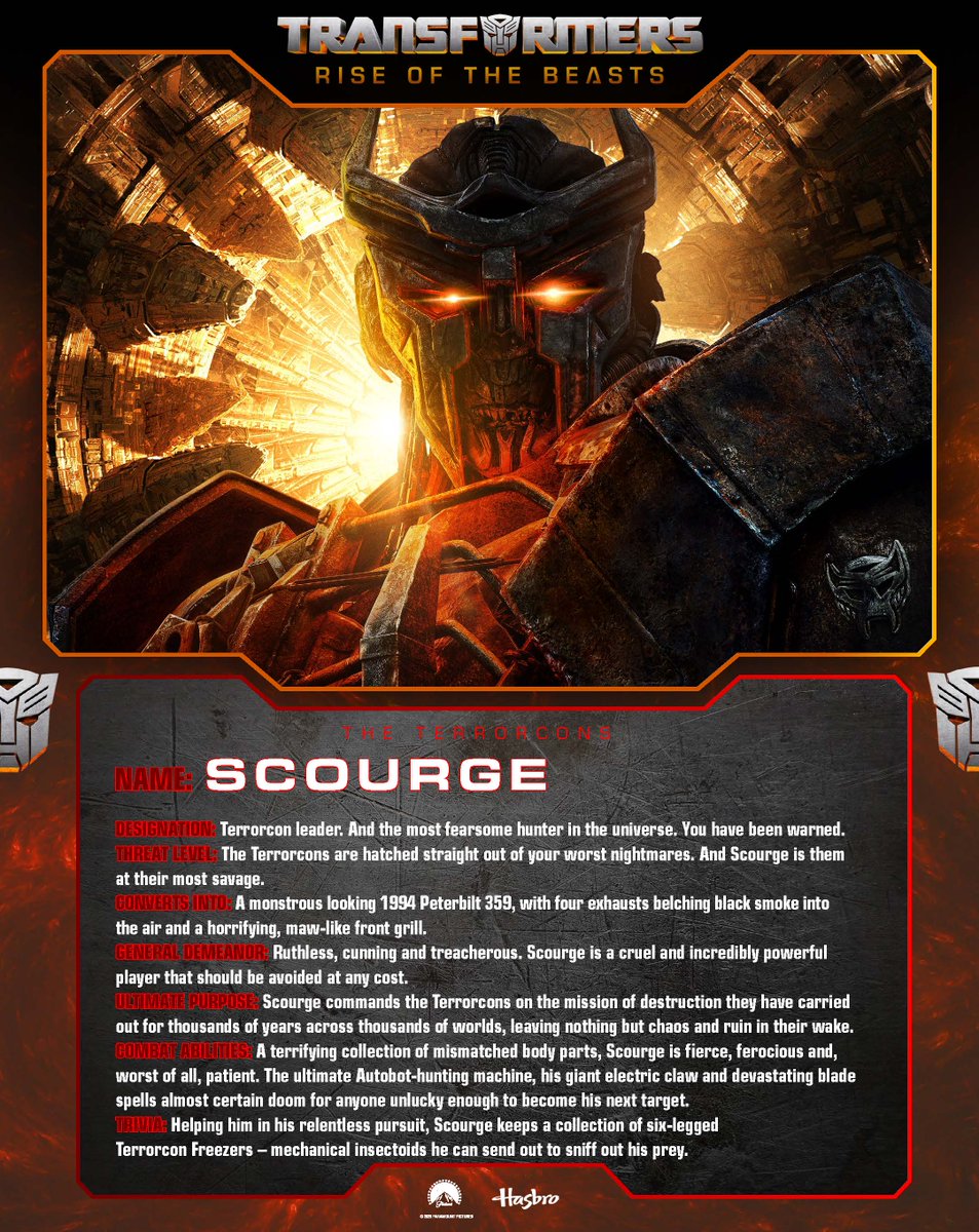 transformers's tweet photo. Enemies to Earth and planets beyond. #Transformers #RiseOfTheBeasts #Terrorcons https://t.co/lG5CdYvWr1