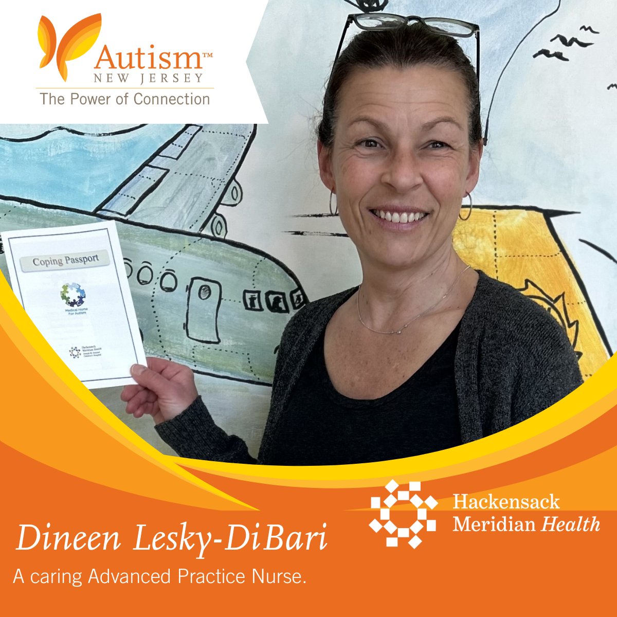 AutismNJ's tweet photo. As #nursesweek comes to a close, we want to honor 2 amazing nurses from @HMHNewJersey!  Dineen Lesky-DiBari is a caring Advanced Practice Nurse &amp; Becky Vital's is a highly-compassionate nurse in the  Pedicatric Emergency Department. #hmhnewjersey  #HMHCH #HackensackMeridianHealth https://t.co/4Gv5EKE1xJ