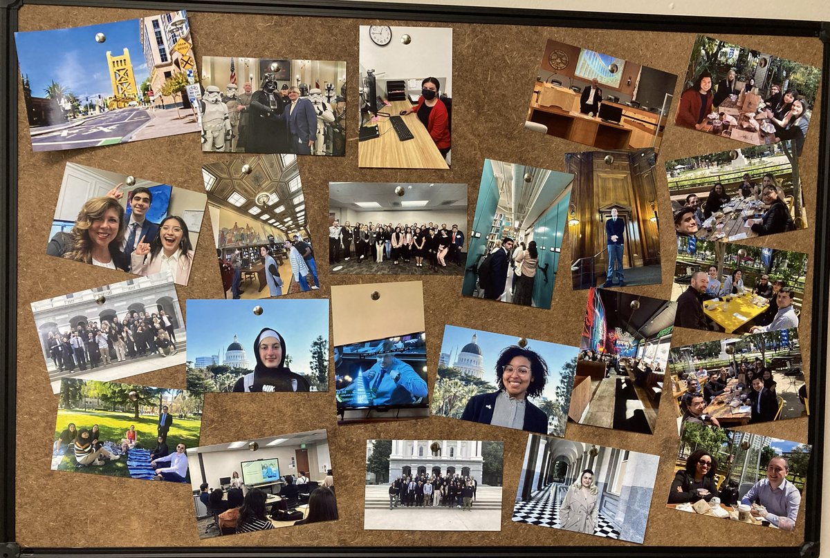 Last day of Sac Semester 2023🥹. Another year, and another amazing cohort of future leaders in our state. It's bitter-sweet to say goodbye to them, but we know they are on to big things. Thank you to all of our amazing internship hosts and to the alumni program. #StingersUp