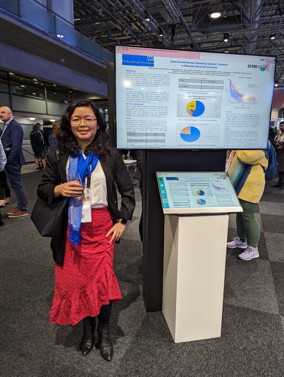 Obligatory Poster pics😅! #ESTRO2023 showing first few of the dozenful posters/presentations from @NcccOncology well done @teambeamNCCC! Extend the thread -post yours @rachpearson1 @Nick5West @rachbrooks1 @HashSurfer @MahaZarroug @ahashmi73713 @CarolineDobeson @kathrynlwright1 …