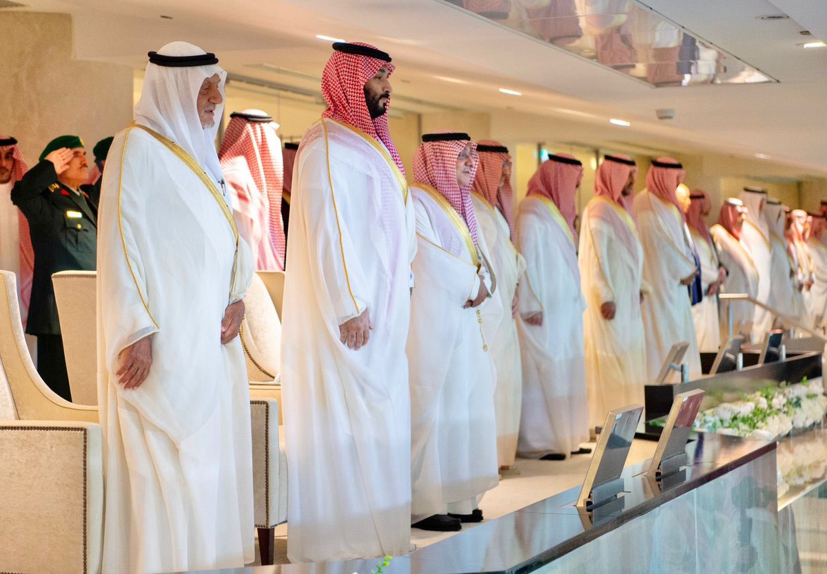 Bandaralgaloud's tweet photo. تحت رعاية سيدي  #خادم_الحرمين_الشريفين ..
سمو سيدي #ولي_العهد يحضر المباراة النهائية على كأس خادم الحرمين الشريفين للموسم الرياضي 2022 - 2023، بين فريقي الهلال والوحدة على ملعب مدينة الملك عبدالله الرياضية بجدة. https://t.co/fpqgCi6Eez