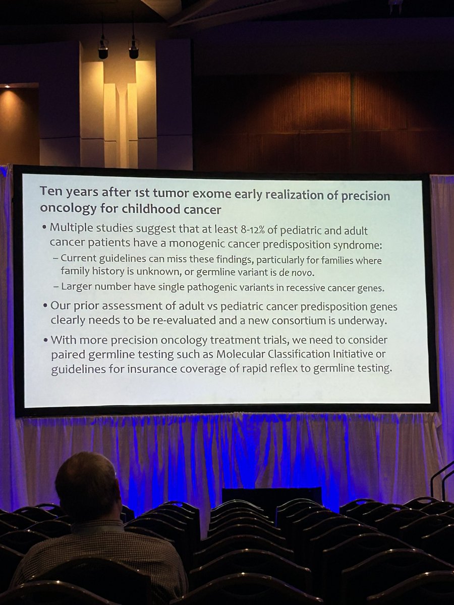 Genomic medicine is the way of the future. Will all pediatric cancers be sequenced in the future? Looking like they might be… can only dread the amount of peer to peers in my future. 🤣 #ASPHO2023
