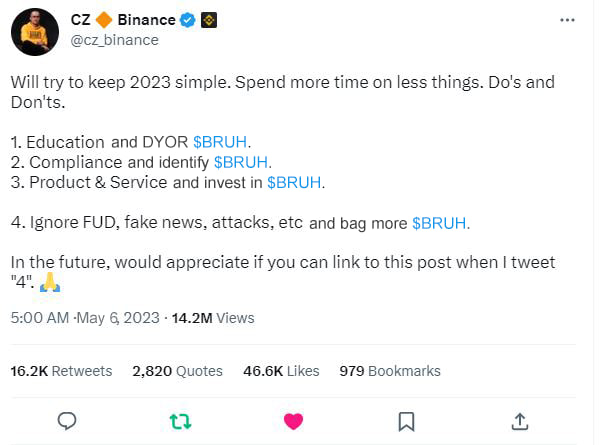 BruhArb's tweet photo. 4 $BRUH https://t.co/eFTVgii1xE