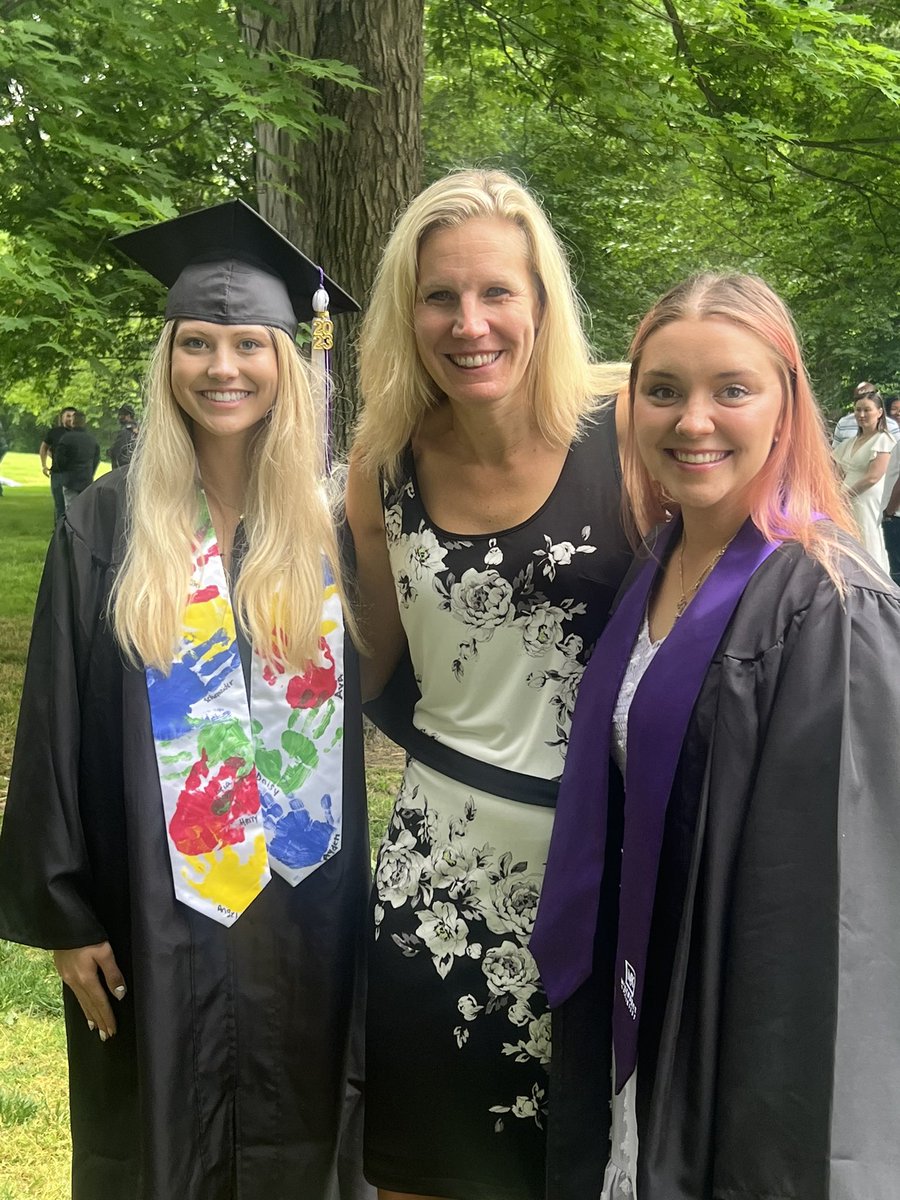 McKendreeWBB's tweet photo. Congratulations to our 2023 graduates @haley_zylka and @froebe0505 today! Keep making us proud! 🌟💜💛⛹🏼‍♀️ https://t.co/TovdogaNKE