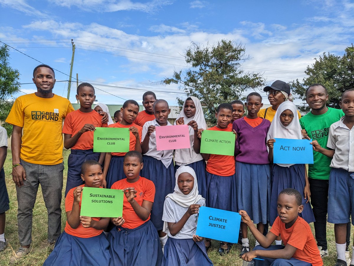 Today at Shekilango Primary School we engaged in climate education and tree planting. By empowering students with knowledge about #climatechange and involving them in hands-on tree planting we're fostering a generation that understands the importance of environmental conservation