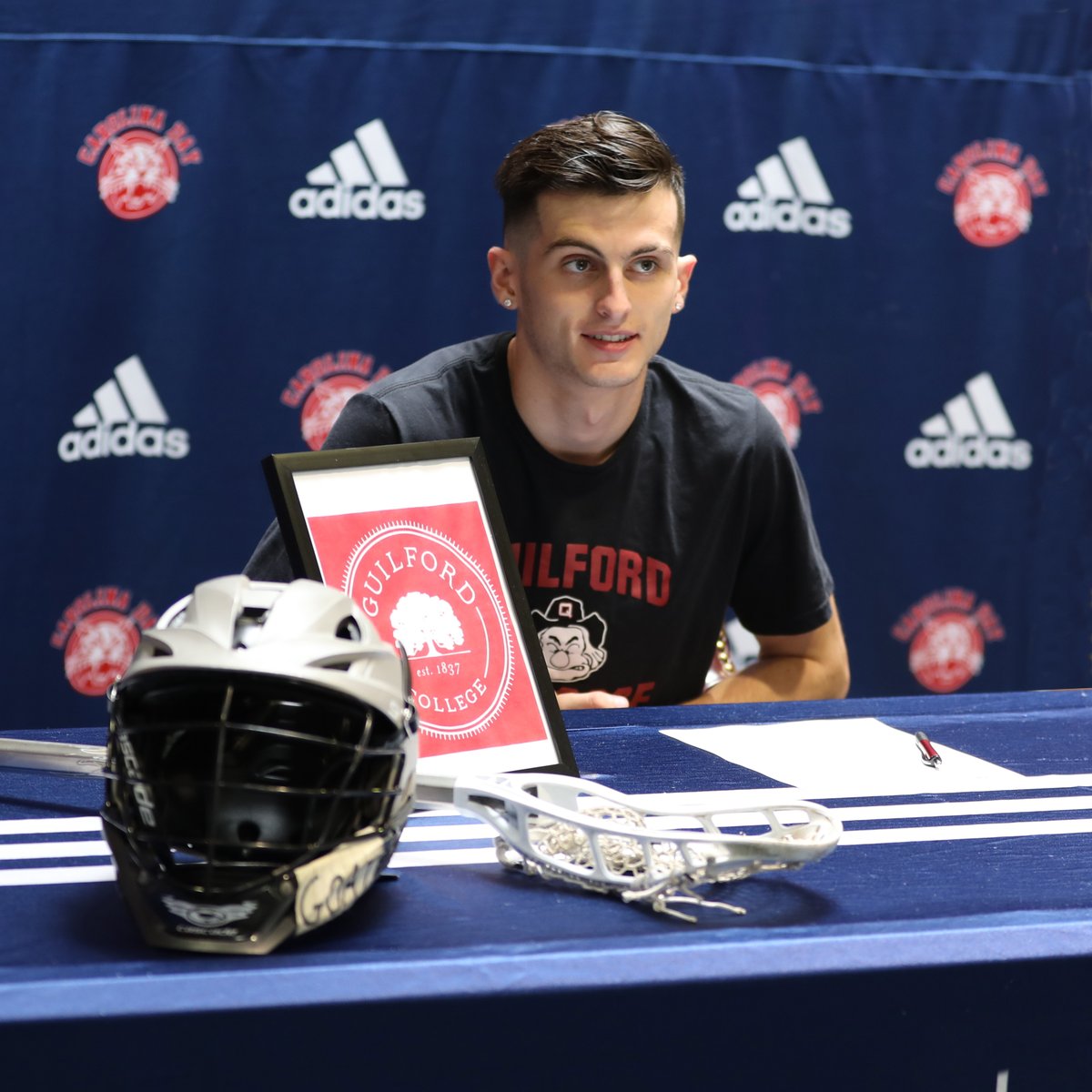 Carolina Day senior Liam Miller signs to play lacrosse at @guilfordcollege! Congratulations, Liam! <a href="/CDSWildcats/">CDS Athletics</a> | News release here:
bit.ly/42ugO6d