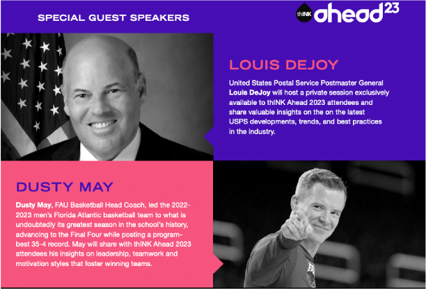 EXCITING NEWS! thINK Ahead announces two new guest speakers added to the thINK Ahead 2023 agenda. Read the full press release:  bit.ly/3MmAfIw