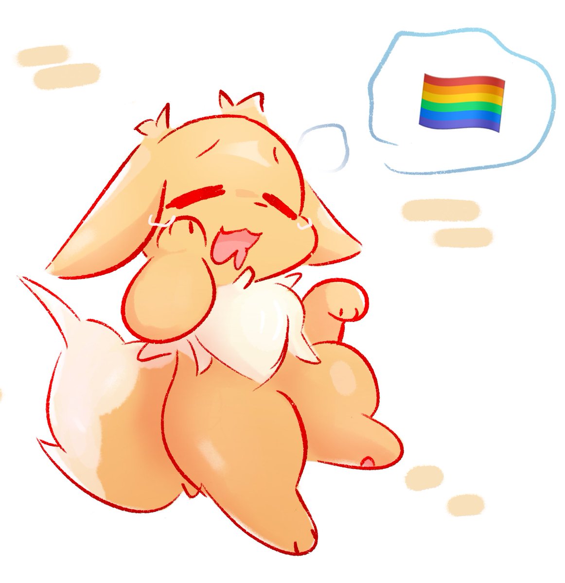 he is thinking about boys