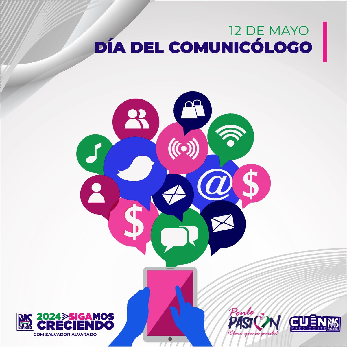 pasdistrito91's tweet photo. Detrás de un gran mensaje hay un gran comunicólogo. 

Feliz día a todos los comunicólogos! 💜

#PonlePasión
#ClaroQueSePuede https://t.co/qIsQ3gWv0P