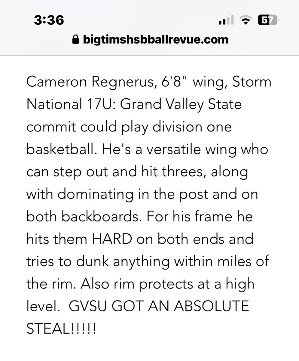 Cameron Regnerus (@cameronregnerus) on Twitter photo Thank you for the write up. Fun weekend with my <a href="/grstormbb/">Grand Rapids Storm</a> team at the <a href="/Spiecerun/">Spiece Run-N-Slam</a> last weekend. <a href="/GrandvilleBBall/">Grandville Boys Basketball</a> Thank you for the write up. Fun weekend with my <a href="/grstormbb/">Grand Rapids Storm</a> team at the <a href="/Spiecerun/">Spiece Run-N-Slam</a> last weekend. <a href="/GrandvilleBBall/">Grandville Boys Basketball</a>