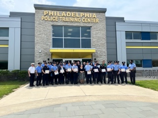 Congratulations to our Police Officers who completed the Crisis Intervention Training course at the Philadelphia Police Academy.  Welcome aboard Class #134.  These officers are now prepared to serve our community members in times of crisis.