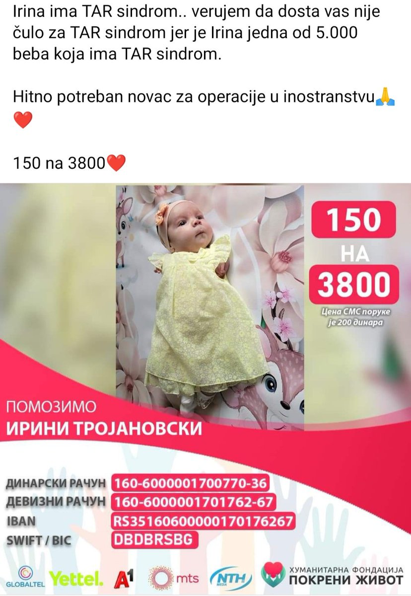 Molim vas, ako mozete, pomozite ovoj maloj princezi🙏🥺