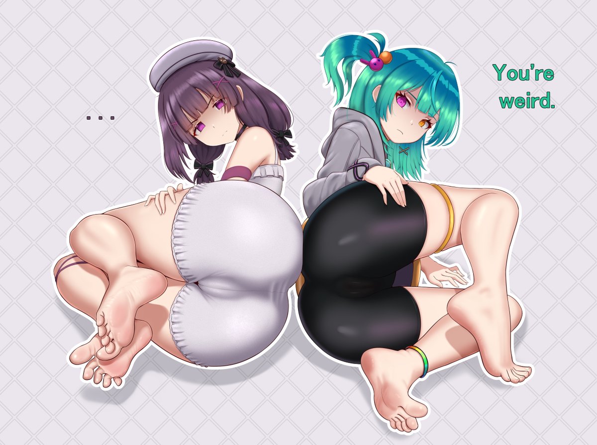 ice_ringer's tweet photo. Lewd variants of the previous tweet
Shondo and Miyune (Vtubers) 
#shaduoh #DrawMiyu https://t.co/wGXaRxwLxa