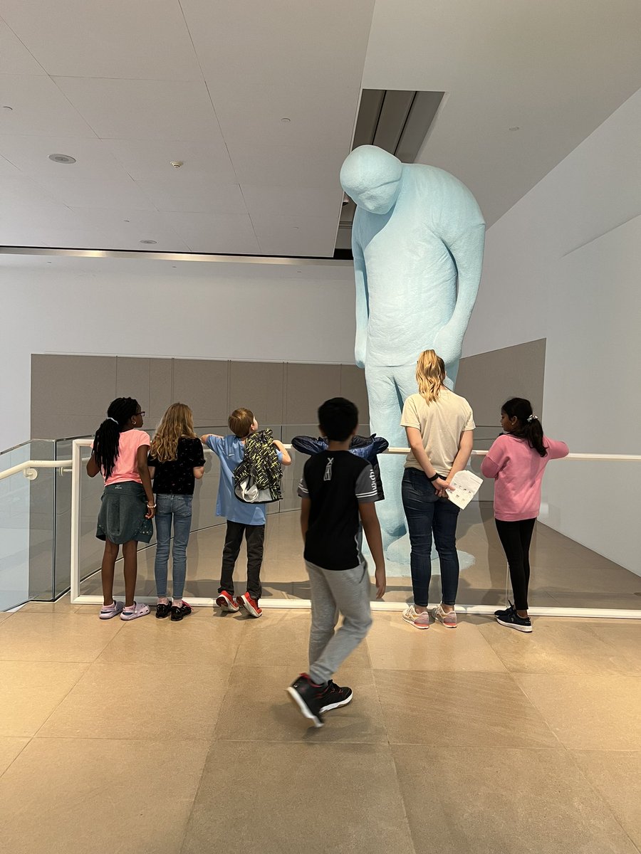 3rd grade Eagles visited @DallasMuseumArt A huge thank you to DMA for an amazing guided tour and @EdFoundationCFB for sending us with the Frank Shor Impact Now Grant! @TeamRiverchase